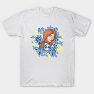 Girl with red hair T-Shirt